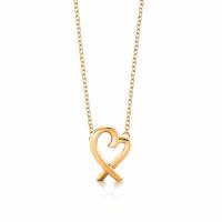 蒂芙尼 Tiffany Loving Heart 爱心吊坠项链 18K金