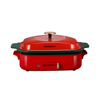大宇（DAEWOO）DYKG-501 多功能料理锅烧烤炉 中国红