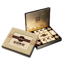 稻香村金碧辉煌月饼礼盒1220g月饼 中秋月饼糕点高档礼盒装 商务礼品