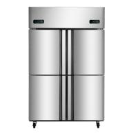 澳柯玛 VCF-860D4 860L 厨房冰箱双温商用四门冰箱立式冷柜冷藏冷冻柜