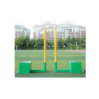 菲仕乐(Fissler) 排球架 羽毛球网球排球网架三用 移动式标准比赛架子 羽毛球柱2只+球网