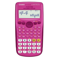 卡西欧CASIO FX-82ES PLUS A 函数科学计算器 臻红