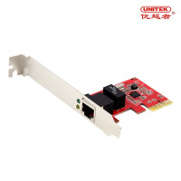 优越者(UNITEK) Y-7509 PCI-E千兆网卡台式机扩展卡 PCI-E转RJ45有线网卡