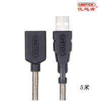优越者(UNITEK)Y-C418GBK USB延长线 公对母数据线转接线 AM/AF 5米