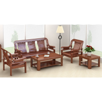 志光经典胡桃沙发(三人位沙发1860*750*910+双人位沙发1400*750*910+茶几1200*600*420)