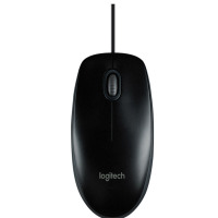 罗技(Logitech)M100r 鼠标 有线鼠标 办公鼠标 对称鼠标 大手鼠标 黑色宁选