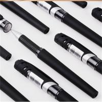 得力(deli)0.7mm黑色中性笔水笔签字笔 12支/盒