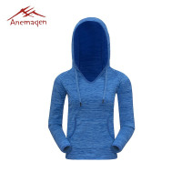 阿尼玛卿/ANEMAQEN 帽衫 女款V领运动户外跑步帽衫 ATW-1633