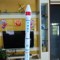 泰福高火箭模型摆件神舟十号飞船航天飞机长征二号五号教具玩具表演道具