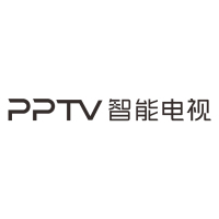 PPTV 智能电视精品发光字（黑色侧发光）H150mm-奔流标识