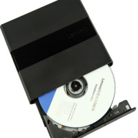 华硕(ASUS) 8倍速 USB2.0 外置移动DVD光驱 黑色宁选