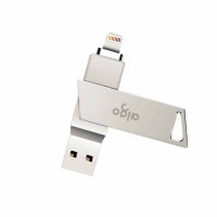 爱国者(aigo)32GB Lightning USB3.0 苹果U盘 U368精耀升级版 银色yc
