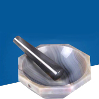 大通轩恒 实验专用捣药研磨杵 玛瑙乳钵160mm