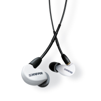 Shure/舒尔 SE215音乐耳机入耳式 线控动圈隔音耳机hifi听歌耳塞 白色