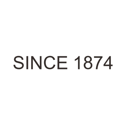 SINCE 1874 5mm白色亚克力雕刻字H60mm-奔流标识
