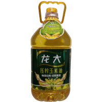 龙大 食用油 玉米油4L桶装 非转基因玉米胚芽油 4L/桶 每箱4桶 无添加 物理压榨