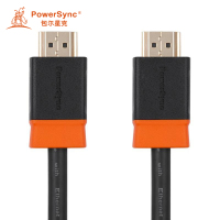 包尔星克 H2GBR0050 HDMI高清电视线 双色成型 5米 黑色 适用高清电视与3C周边设备连接等