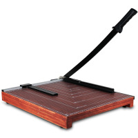 得力（deli） 8002办公用品 切纸刀裁纸刀切纸机A3裁纸刀木质切纸机裁纸机460*380mm宁选