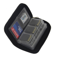 PEDESTRIAN TF CF SD内存卡整理包手机相机卡保护收纳包MS数码存储卡盒SD卡包