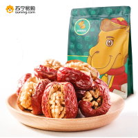 西域良品 枣夹核桃 和田骏枣 纸皮核桃仁 238g/袋 * 2袋ZX