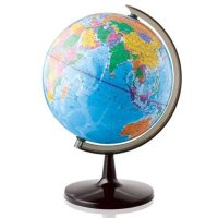 得力(deli)3035地球仪 高清J中文地形图标32cm(个)
