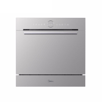 美的(Midea)8套嵌入式UV除菌热风烘干洗碗机H4 家电 WQP8-W3909K-CN