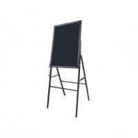 得力(deli)8732 A型架电子荧光黑板/手写广告牌展板/LED灯电子荧光板60*80cm.NX