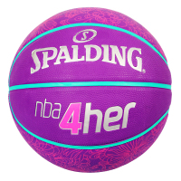 启康 Spalding斯伯丁篮球 83-051Y 女子篮球 橡胶材质 室外用 6号