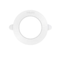 德力西(DELIXI)5W暖白光 开孔8-9公分J砂银LED筒灯全塑象牙筒灯