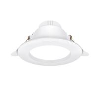 德力西(DELIXI)3W暖白光 开孔7-8公分J砂银LED筒灯全塑象牙筒灯