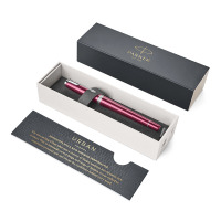 派克(PARKER)都市粉红白夹墨水笔