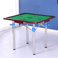 鑫迪轩 平面面板不锈钢正方形桌面简易棋牌桌经济型4人用手带抽屉