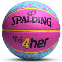 启康 Spalding斯伯丁篮球 83-050Y 女子篮球 橡胶材质 室外用 6号
