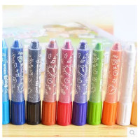 晨光(M&G)8004可水洗蜡笔24色水溶彩绘棒 水彩笔 可水洗蜡笔 学生绘画笔 24色