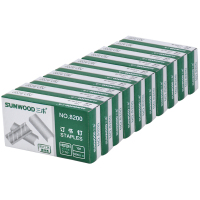 三木(SUNWOOD) 10#订书钉/订书针 1000枚/盒 10盒装 8200