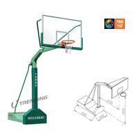 篮球架 成人体育器材室外移动单臂篮球架