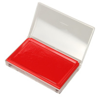 三木(SUNWOOD) 方形透明外壳快干印台 红色 6282