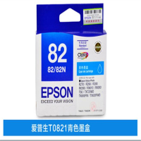 爱普生(EPSON) T0822蓝色墨盒 EPSON r290 R390 tx820fw R270 82N t082墨盒