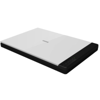 明基(BenQ) K826 A4幅面彩色平板式扫描仪 CIS 描快至8秒 白黑色外观