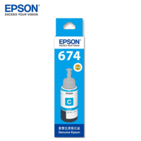 674原装墨水适用于EPSON L801/L810/L850/ L810 T6741黑色70ml(约4000页) 蓝色