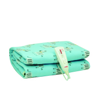 彩虹单人舒适绒安全保护调温电热毯