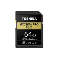 东芝64GB UHS-ⅡU3 C10 V90 8K N502SD卡 读速270MB/s 写速260MB/s