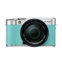 富士(FUJIFILM) X-A20/A20 XC16-50II 薄荷绿微单照相机 触摸屏 复古造型 高清视频 WIFI