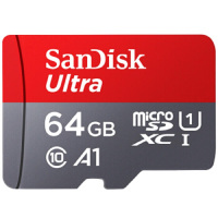 闪迪(SanDisk)UHS-I存储卡TF卡至尊高速移动MicroSDXC A1 64GB读速100MB/s十个起订