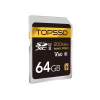 天硕 V60 64GB 200MB/S SD相机高速存储卡