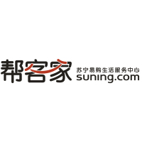 帮客家 精品发光字+帮客家 苏宁易购生活服务中心 suning.com直边单层水晶字 欧邦标识