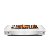 德玛仕DEMASHI 无烟燃气烧烤炉 BBQ 红外线陶瓷两侧发热炭烧架 RSY-Q10-104