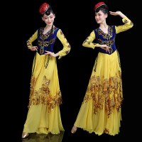 成人开场舞大摆裙维吾尔舞蹈演出服