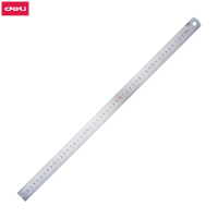 [精选]得力(deli)8464 不锈钢直尺/刻度尺50cm