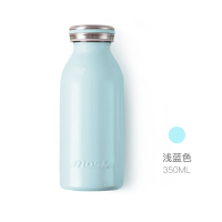 mosh 保温保冷杯牛奶瓶系列 350ml 湖蓝色